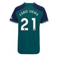 Arsenal Fabio Vieira #21 Replica Third Shirt Ladies 2023-24 Short Sleeve